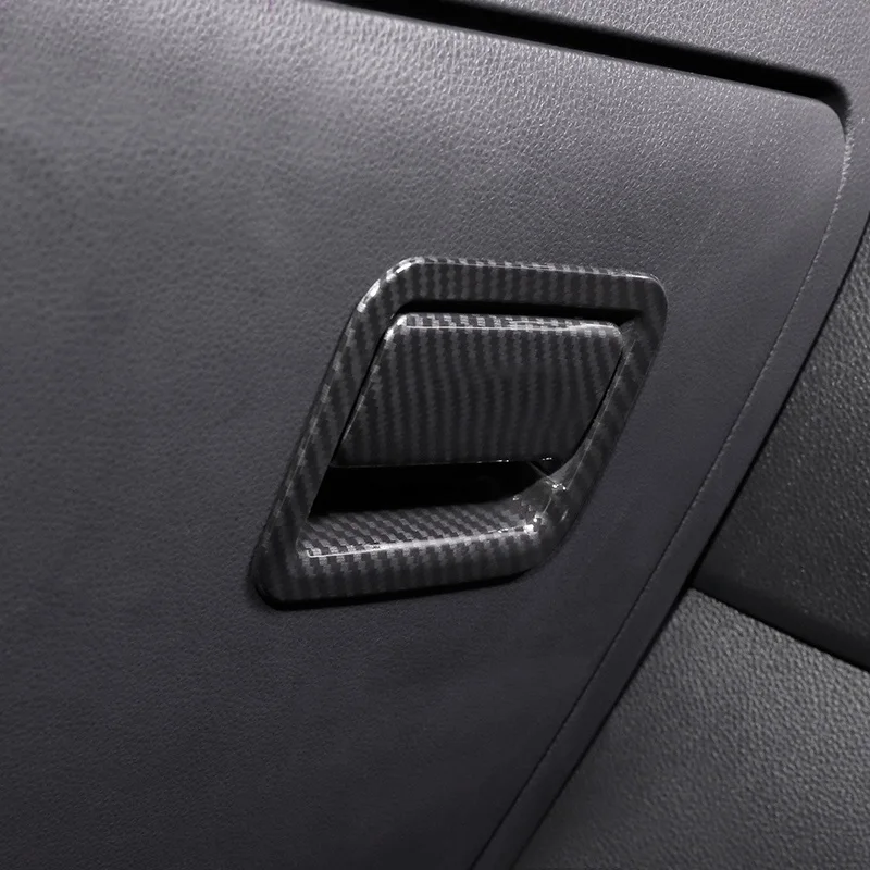 Пластиковый ящик для перчаток из углеродного волокна крышка дверных ручек