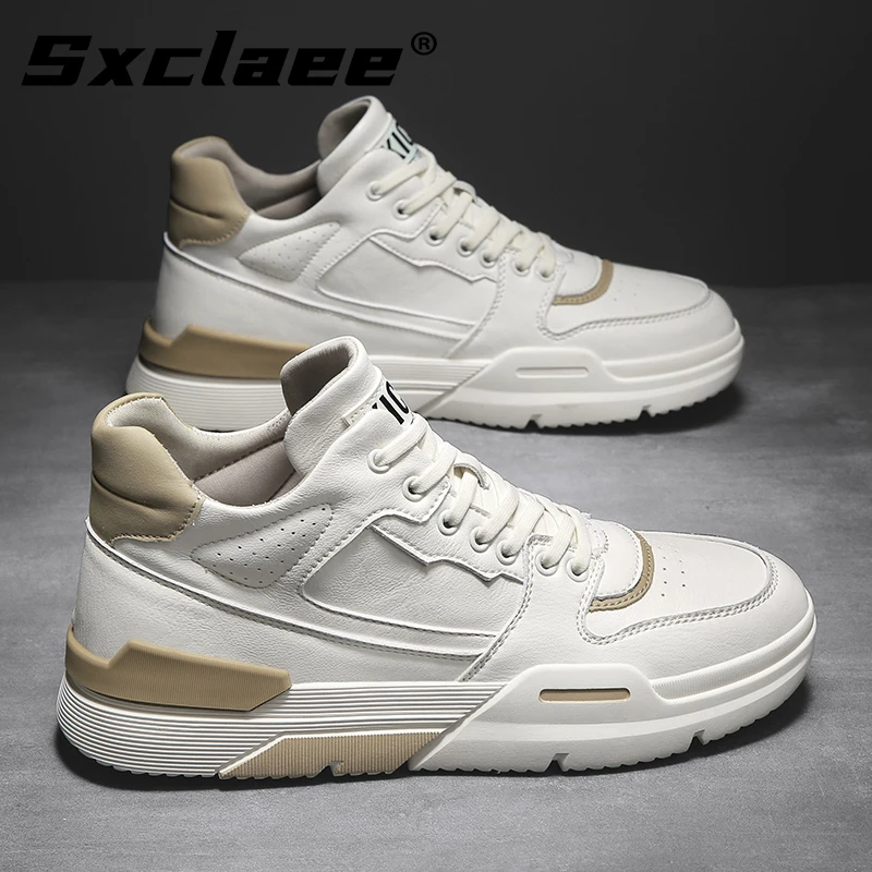 Sxclaee Fashion Casual Sports Men's Shoes Breathable and Comfortable Rubber Outsole, Effective Cushioning and Anti-slip Size 44