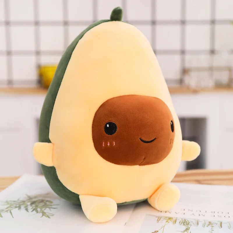 

Avocado Fruits Plush Plant Toys Cartoon Cute Stuffed Doll Cushion Boys Girls Cushion Pillow For Kids Children