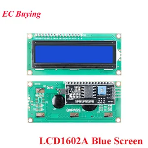 1602 LCD Display Module Blue Screen IIC/I2C LCD1602 PCF8574 Adapter Plate for Arduino LCD1602A