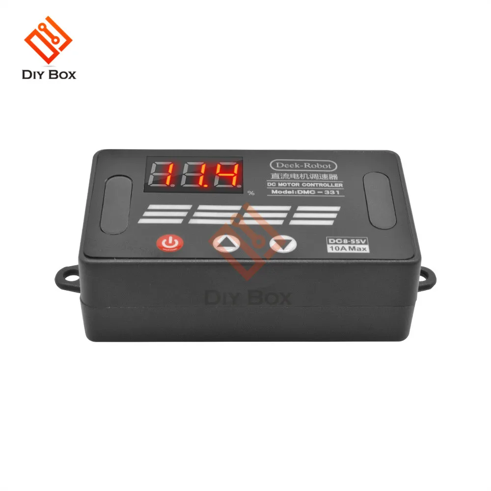 DMC 331 DC 8 55V 10A мотор Скорость контроллер вперед назад светодиодный цифровой