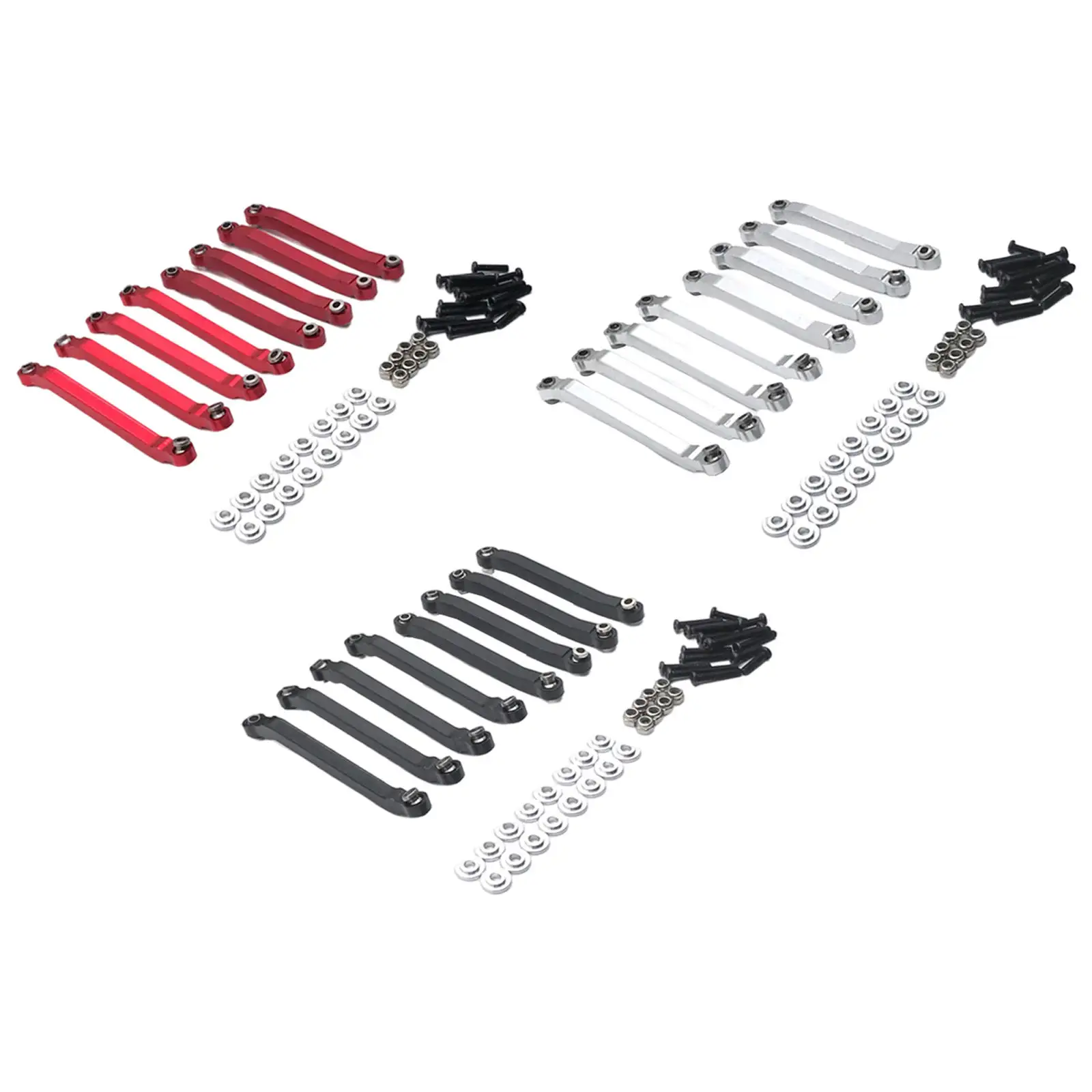 

8 Pieces Pull Rod Steering Rod Replacements for D90 D91 D96 RC Car Modification Parts