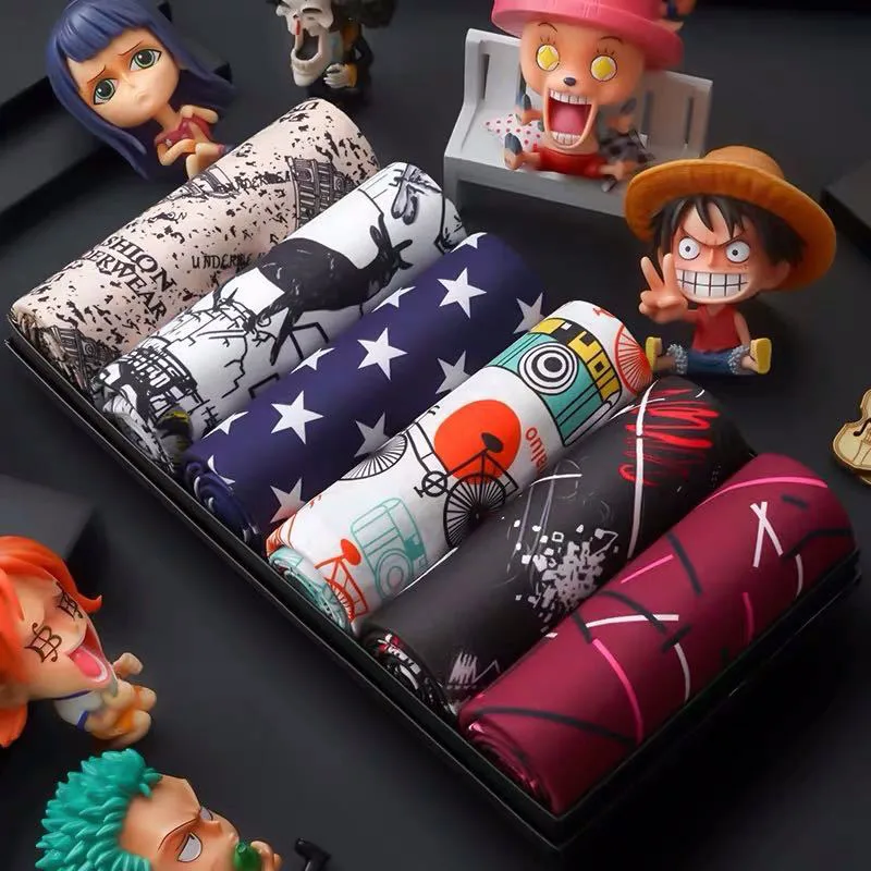 Men's Underwear Boxers Cotton Fashion Printing Men's Underwear Boxers Men's Underwear Boxers