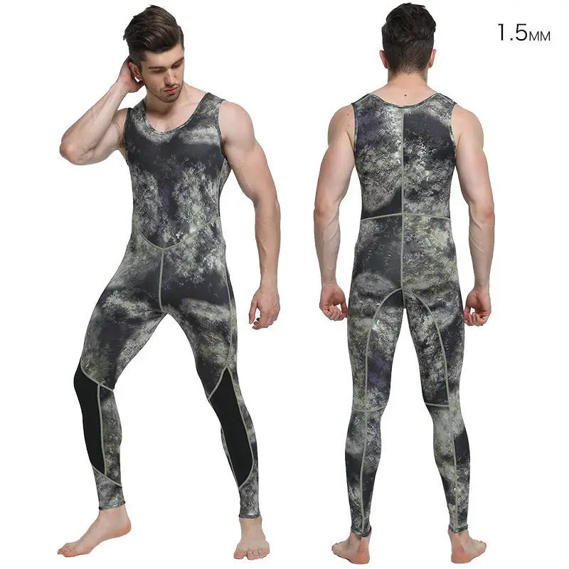 Новый Подводное Для мужчин 1 5 мм гидрокостюм одежда с длинным рукавом неопрена