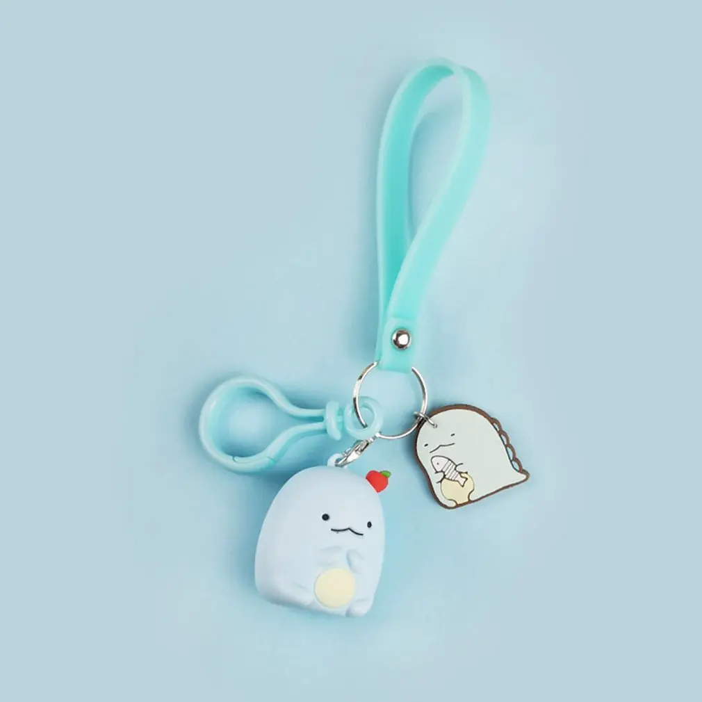 

cute dumpling corner bio corner bio key chain pendant bag gift jewelry pendant PVC soft plastic doll