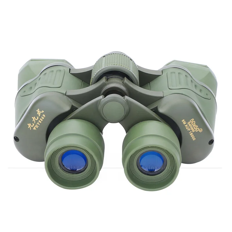 Бинокль армейский зеленый HD высокомощный с многослойным покрытием и