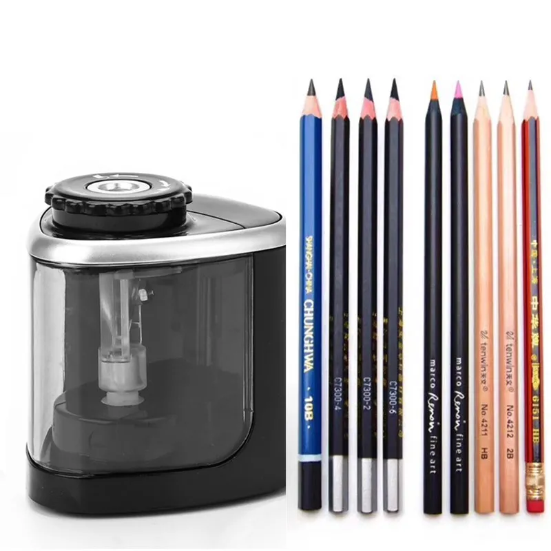 

Electric Auto Pencil Sharpener Touch Switch Pencil Sharpener For 6-8mm Pencil and Color Pencil School Office Home Stationery