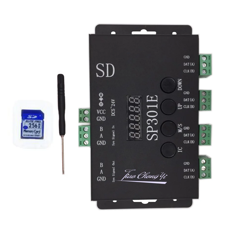 WS2812 30 светодиодный/м индивидуально адресуемый Смарт RGB светодиодный полосы + SP301E