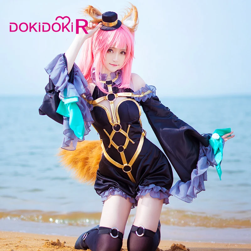 DokiDoki R Fate Косплей тамамо no Mae Magician Fate/Grand Order Fate/Экстра Костюм Хэллоуин|Игровые