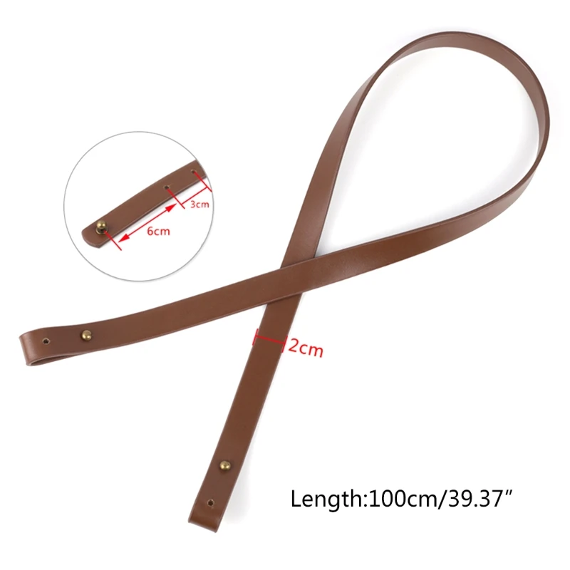 

066C PU Leather Handbag Strap Lady Shoulder Bag DIY Replacement Accessories
