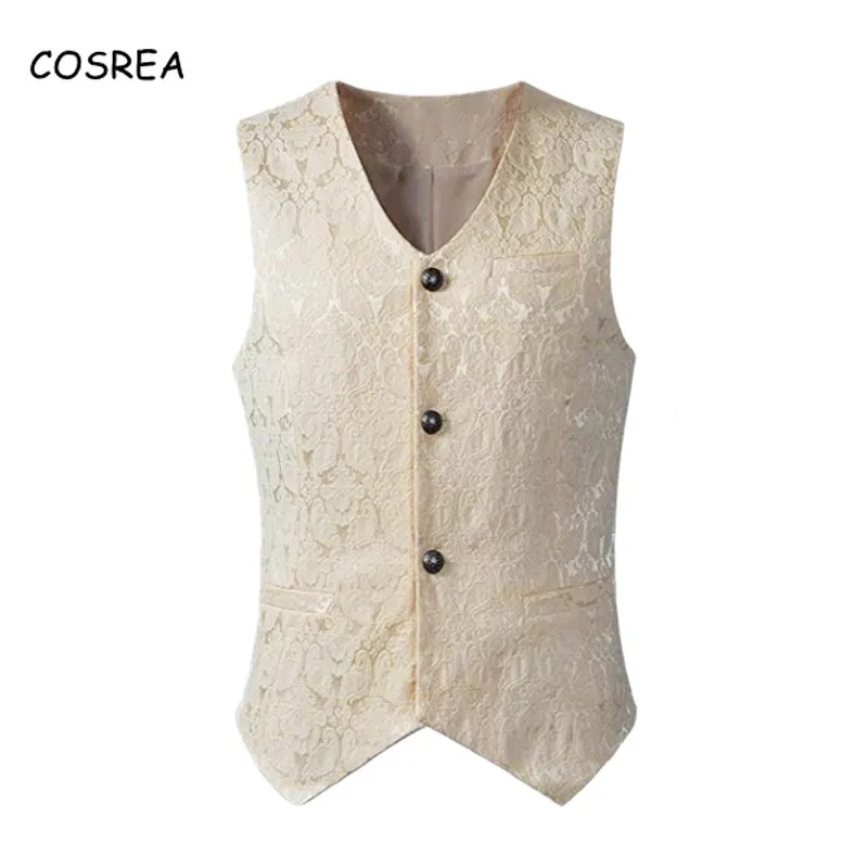 Мужская жаккардовая куртка без рукавов черный или белый жаккардовый жилет в