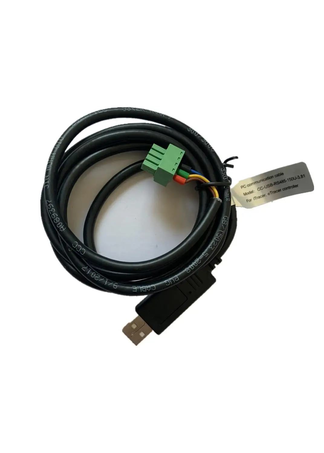 EPever ПК Связь кабель CC USB RS485 150U 3.81 к для DuRacer iTracer eTracer контроллер|Запасные части и