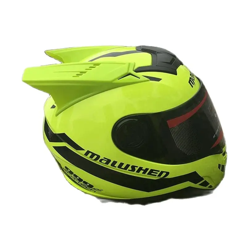 Крутой мотоциклетный защитный шлем с полным лицом для внедорожников asque