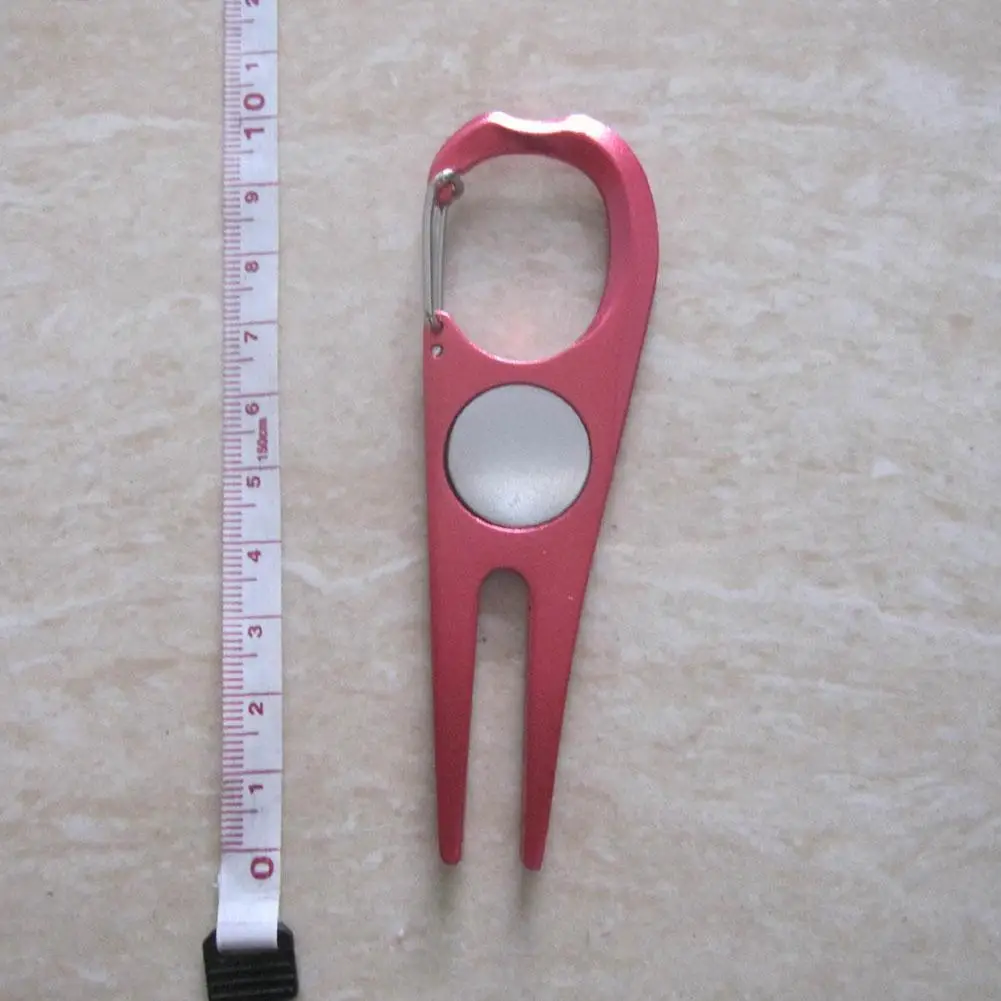

New Arrival Golf Tool Zinc Alloy Golf Divot Repair Foldable Put Green Pitchfork Course Fork Pen Tool Mini Cleaner Marker J3A4