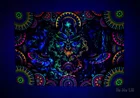 Темный Триппи гобелен лес кислота узор оккультное изображение лес фантазия Декор домашнее настенное искусство