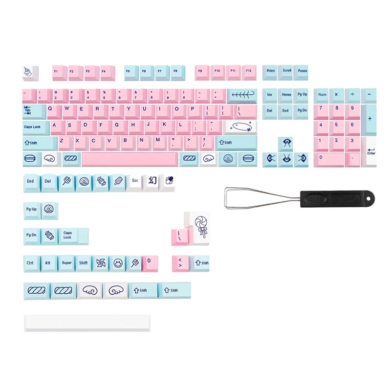 

Клавиатура Cherry Profile для переключателей MX Dz60 Gk61 64 75 137 108 6.25U/7U