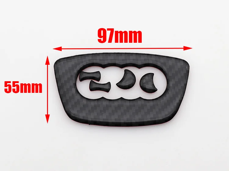 1 шт. 3D алюминиевое углеродное волокно автомобильное колесо для рулевого колеса