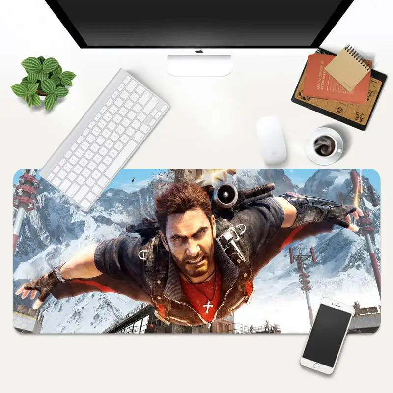 

Just Cause Office Mice Gamer Soft Mouse Pad XL Large Gamer Keyboard PC Desk Mat Takuo Computer Tablet Mouse mat