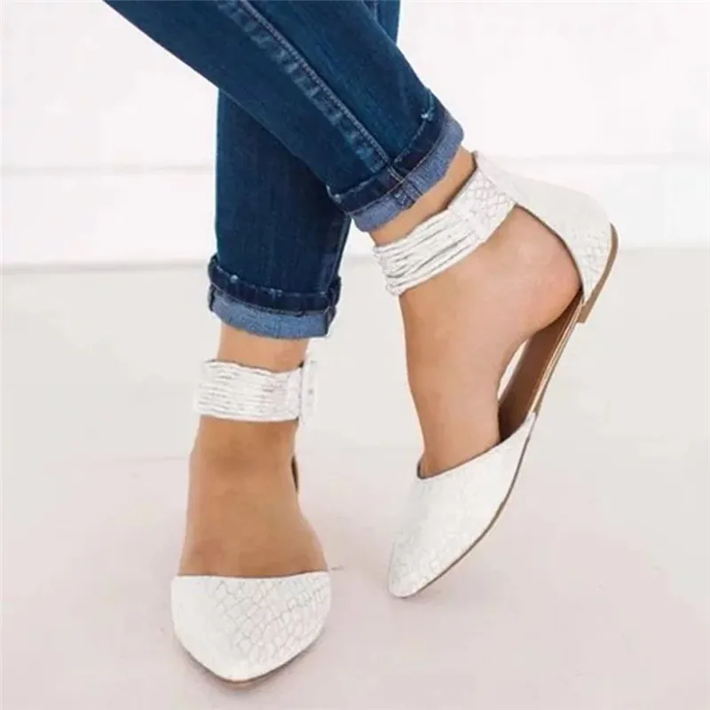 

Flocking Shoes Women Spring Autumn Flat With Sandals Hollow Out Beach Footwear Fashion Shallow Shoes Ladies Casual Shoes