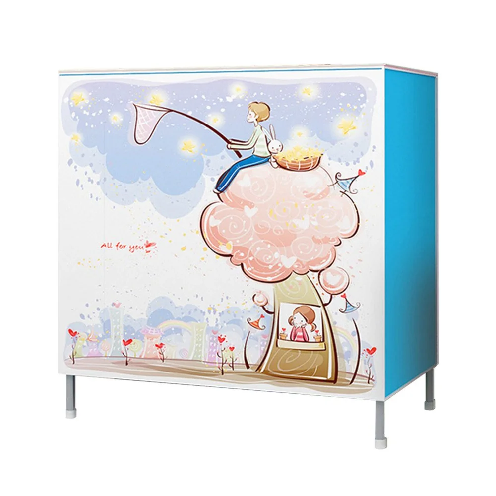 Fairytale dream 4 Слои нетканый стеллаж для обуви обувной шкаф мульти-Слои Комбинации Гостиная обувь для спальни организатор полка - Цвет: Fairytale dream