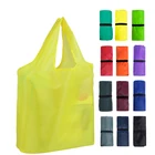 Портативная сумка, Пляжная, сумка для продуктов, супермаркет, многоразовая сумка для покупок, карманное складное саше для домашних животных, можно настроить