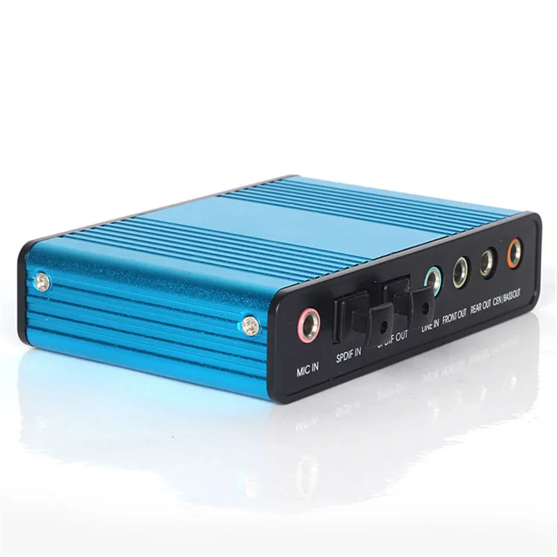 

Notebook desktop computer 5.1 sound card USB external sound card ISYYK song independent optical fiber sound card brand new