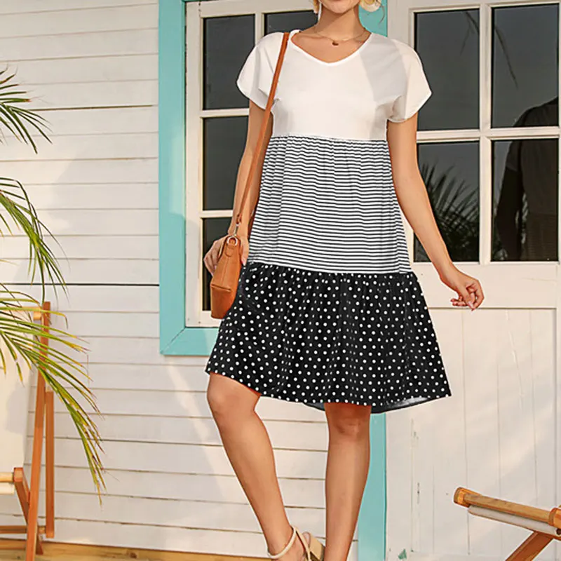 

Повседневные женские платья Clouding, винтажные летние платья до колена, повседневные праздничные пляжные вечерние платья для женщин 2022