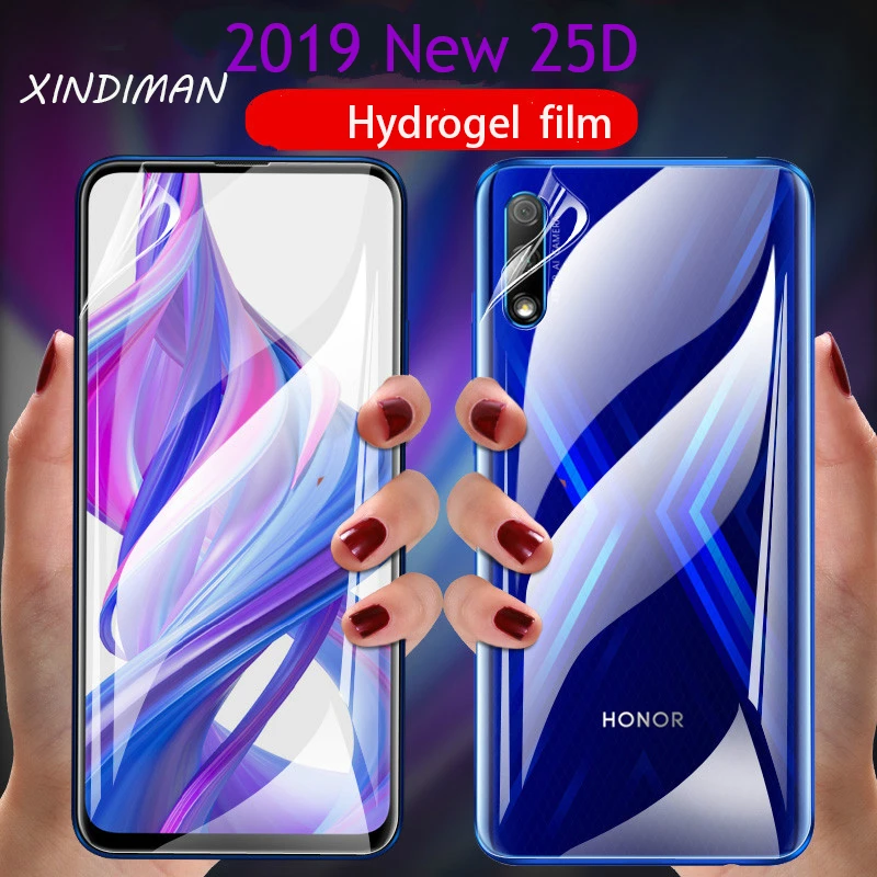 Передняя + задняя Гидрогелевая пленка для huawei honor9 honor9x honor9lite Защитная экрана honor8 8x