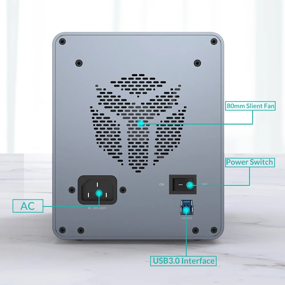 Корпус для жёсткого диска Yottamaster FS4U3 2 5 дюйма USB 3 к SATA 0 | Компьютеры и офис