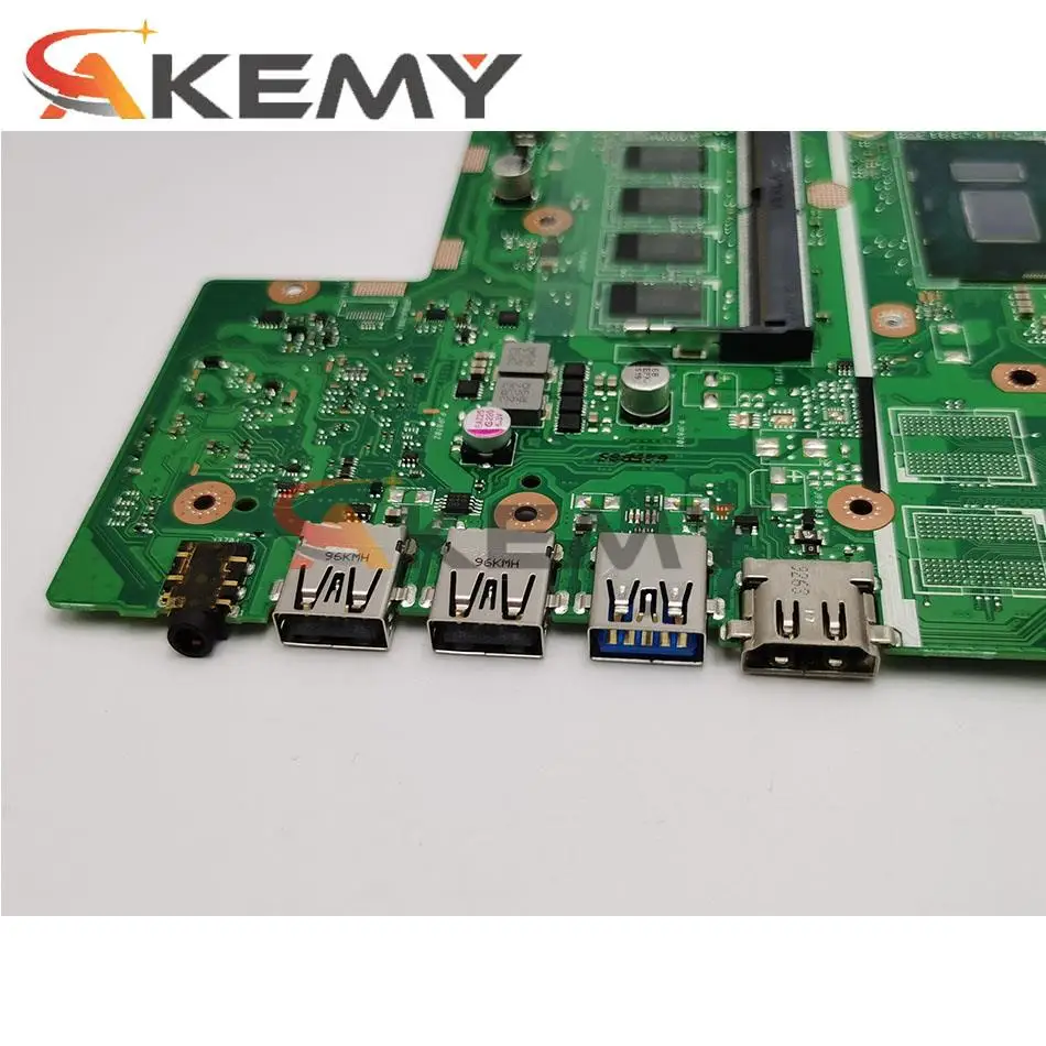 akemy for asus x540ua x540ubr x540ub x540u x540 laptop motherboard mainboard x540ua original mainboard with i7 7500u 8gb ram free global shipping