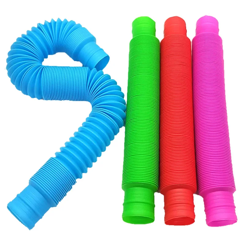 7 шт. пластиковые трубки-антистресс для детей и взрослых | Игрушки хобби