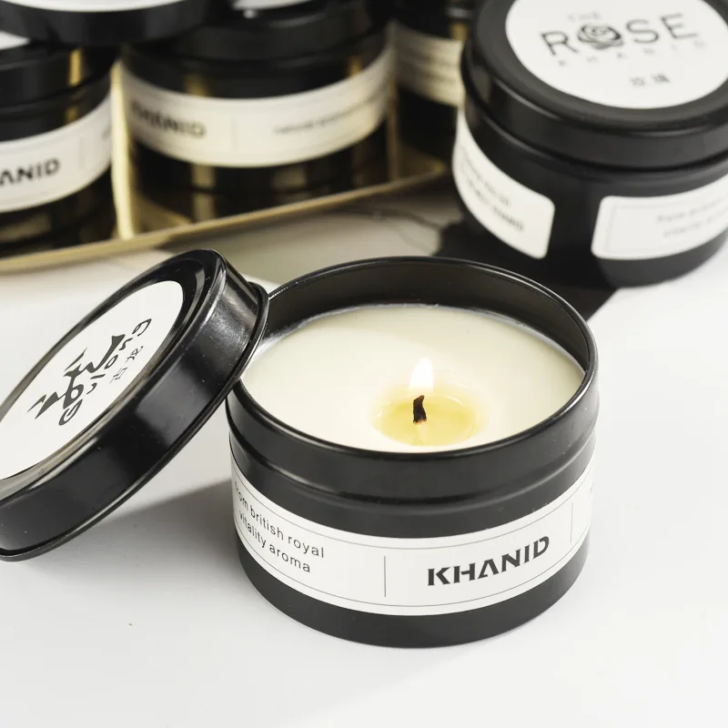 Ретро жестяная банка свечи для ароматерапии баночки свечей ароматическая свеча