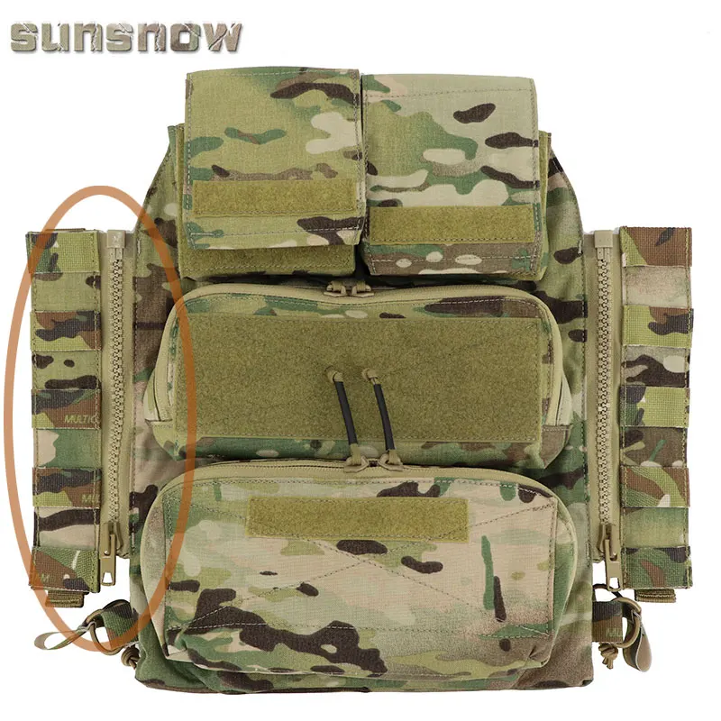 TMC жилет JPC Molle Adp для ПК молния панель TMC2747 MC/BK/CB/RG | Спорт и развлечения