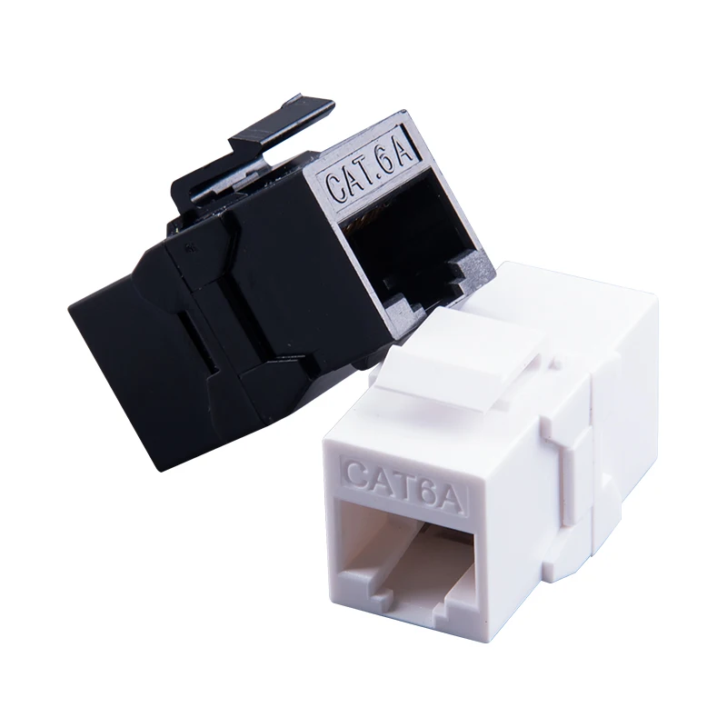 RJ45 Cat5e Cat 6 6A адаптер для трапецеидального искажения женский встроенный