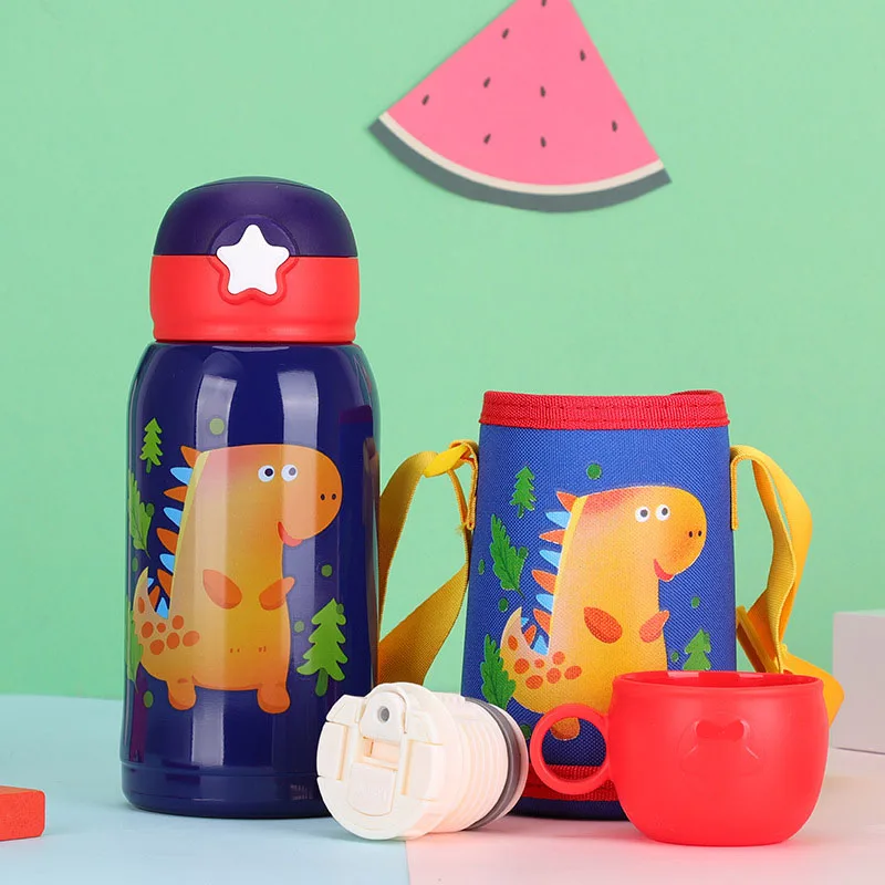 Подарок милая бутылка для воды с мультяшным 500 мл нержавеющая сталь термос Тип