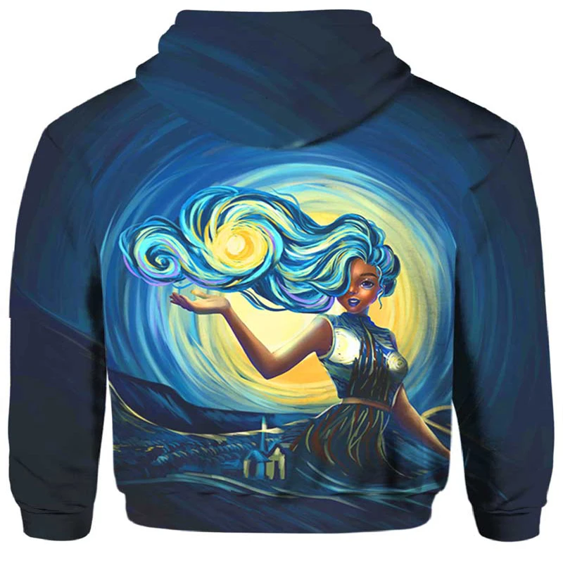 

Hot Sale Men Clothing Usa Size Oversized Hoodie Anime Printing Women Hooded Long Sleeve Streetwear