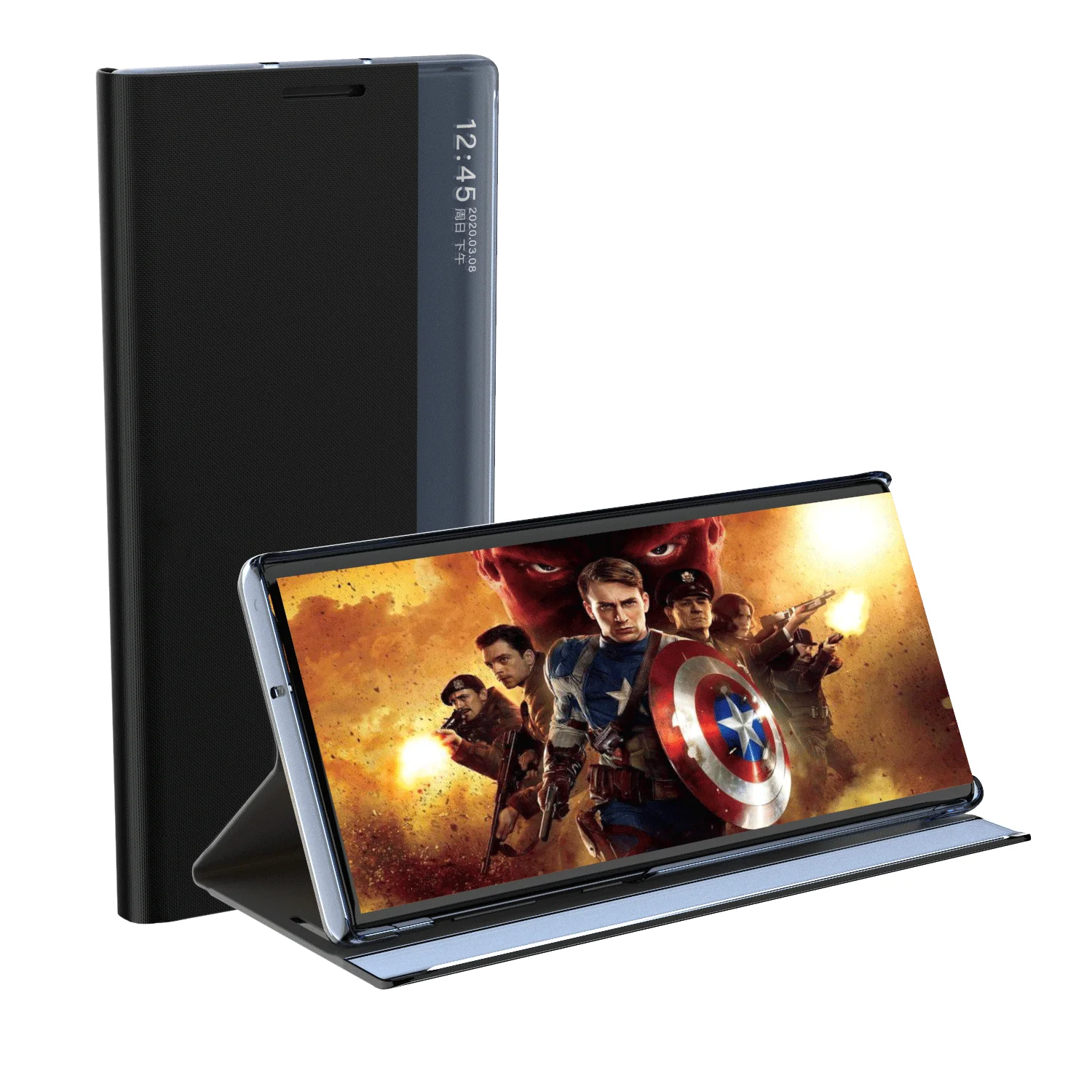 

Smart Mirror Flip Case For Huawei Y5P Y6P Y7P 2020 Luxury View Leather Cover For P Smart Plus 2019 Honor 10i 9C 9S P30 P40 Lite