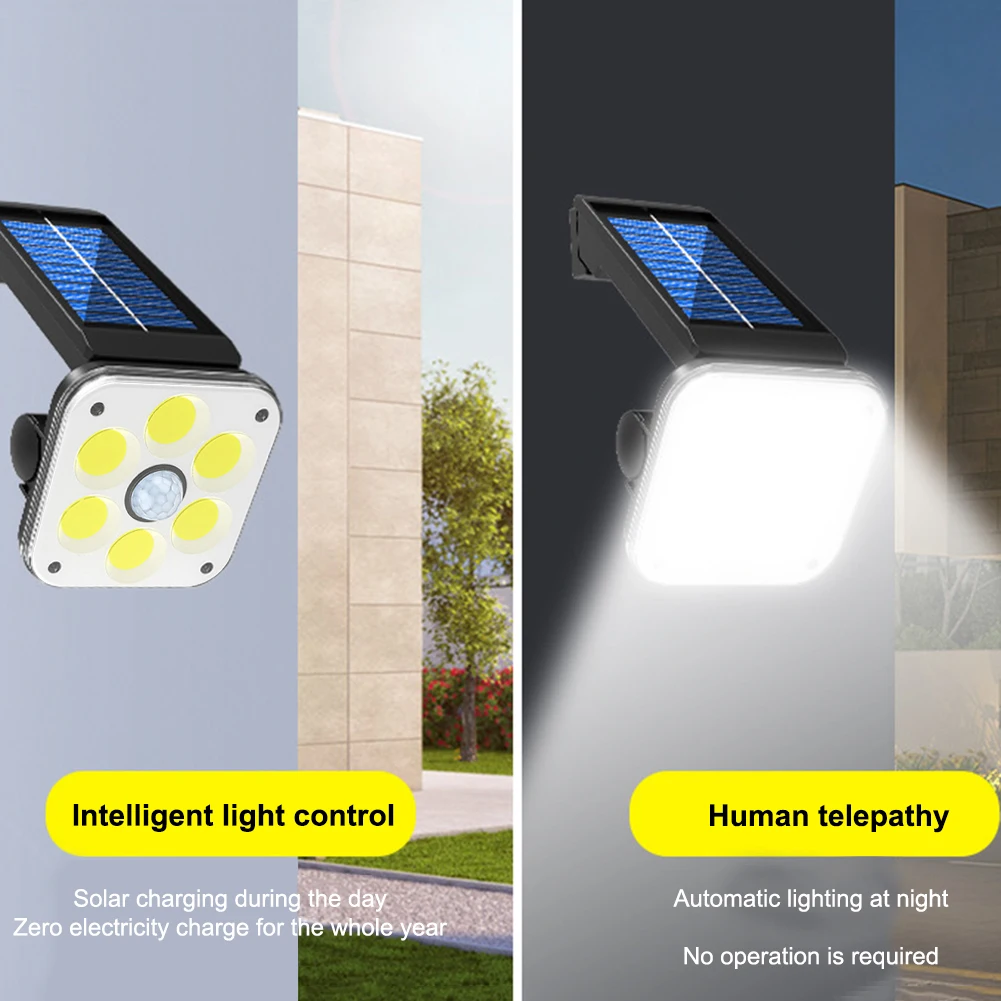 

Waterproof LED Solar Powered Wall Lights Outdoor Motion Sensor Garden Park Street Lighting Courtyard Path Walkway Lamp