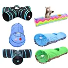 Туннель для кошек, 235 отверстий, складной, для использования в помещении и на улице