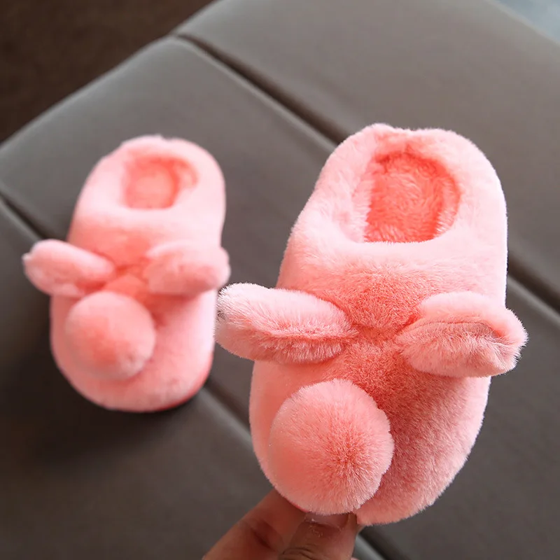 Тапочки для маленьких девочек коллекция 2019 года зимние тапочки нескользящие