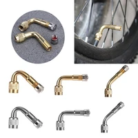 12pcs 4590135 degree angle brass air tyre valve stem with extension adapter for car truck motorcycle