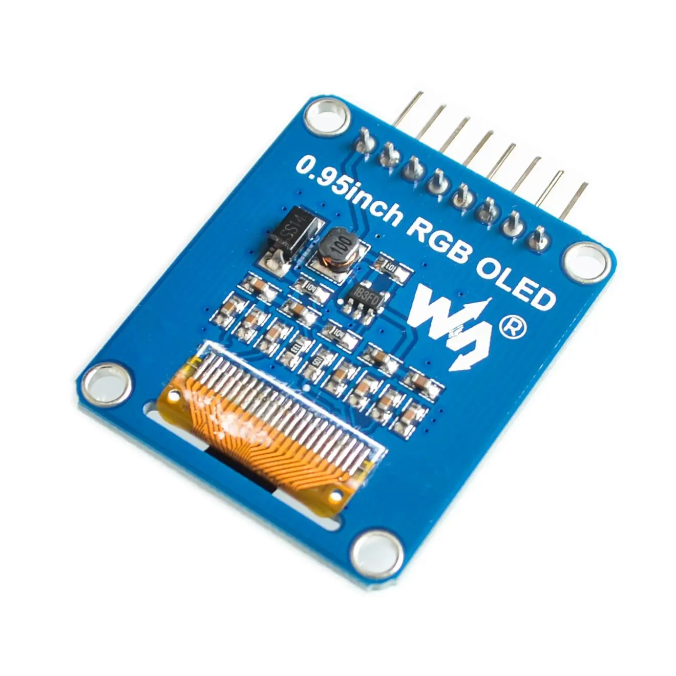 Полноцветный органический светодиодный дисплей 0 95 дюйма SPI модуль сделай сам 96x64