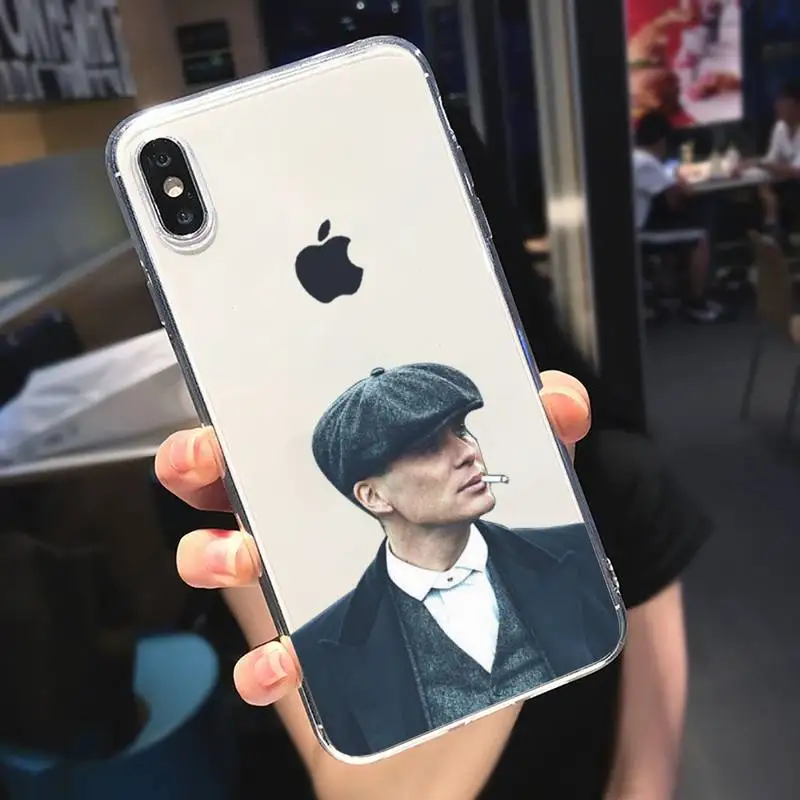 

Peaky Blinders Thomas smoke cool Phone Case Transparent soft For iphone 5 5s 5c se 6 6s 7 8 11 12 plus mini x xs xr pro max
