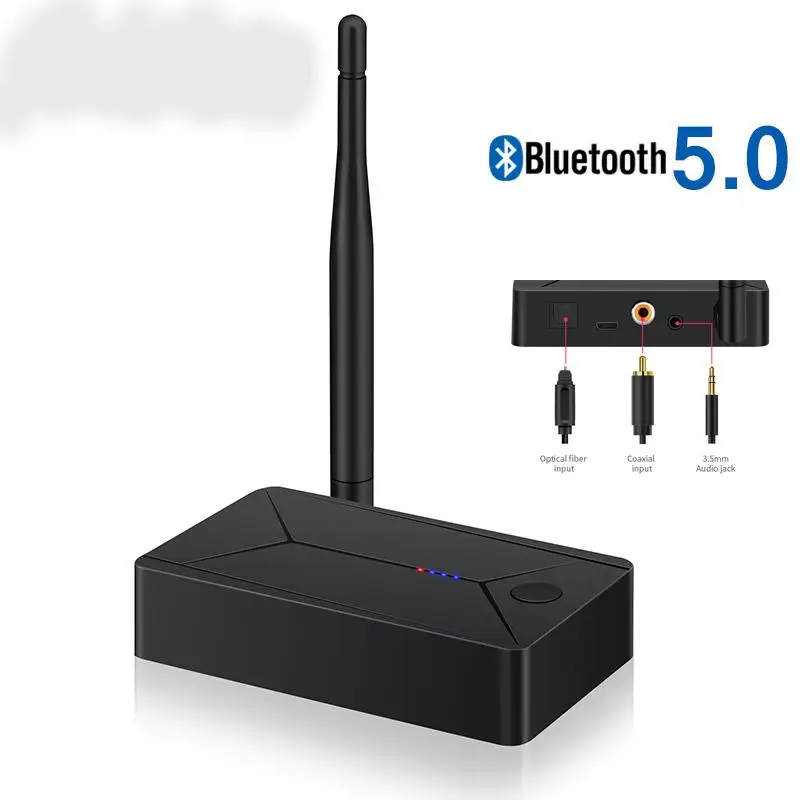 Bluetooth 5 0 аудио передатчик 3 мм AUX коаксиальный Оптический Разъем стерео