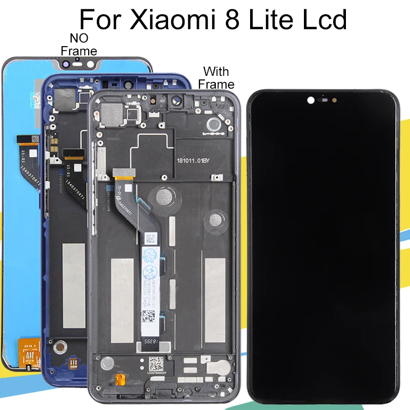 HH AAA Mi 8X дисплей для XiaoMi 8 Lite Lcd с сенсорным экраном дигитайзер сборка Mi8 Молодежный