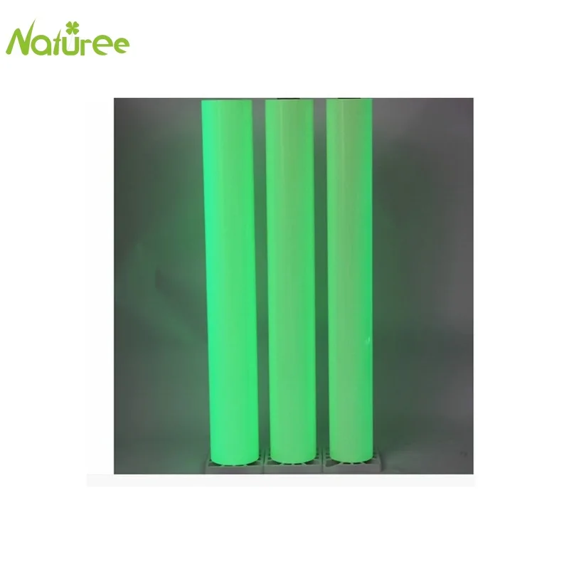 25 см * 1 м светится в темноте рулон футболки виниловый термопресс режущий плоттер