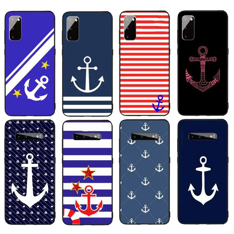 

ANCHOR Phone Case For Samsung Galaxy S7 S8 S9 S10e S20 PLUS Note 10 Pro PLUS LITE NOTE 20 UITRA