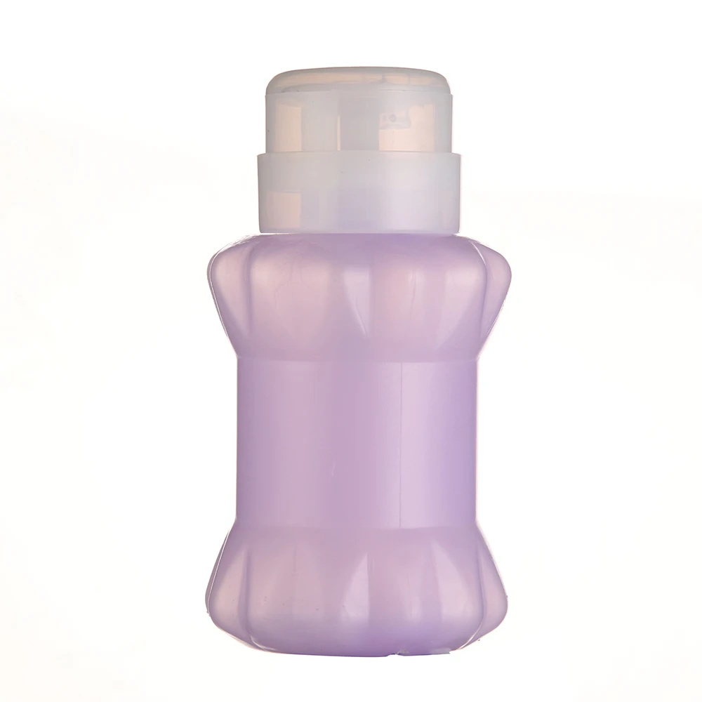 

3pcs Plastic Press Empty Bottle Polish Nail Remover Liquid Dispenser Container High Quality Nail Art Accessories Bottle