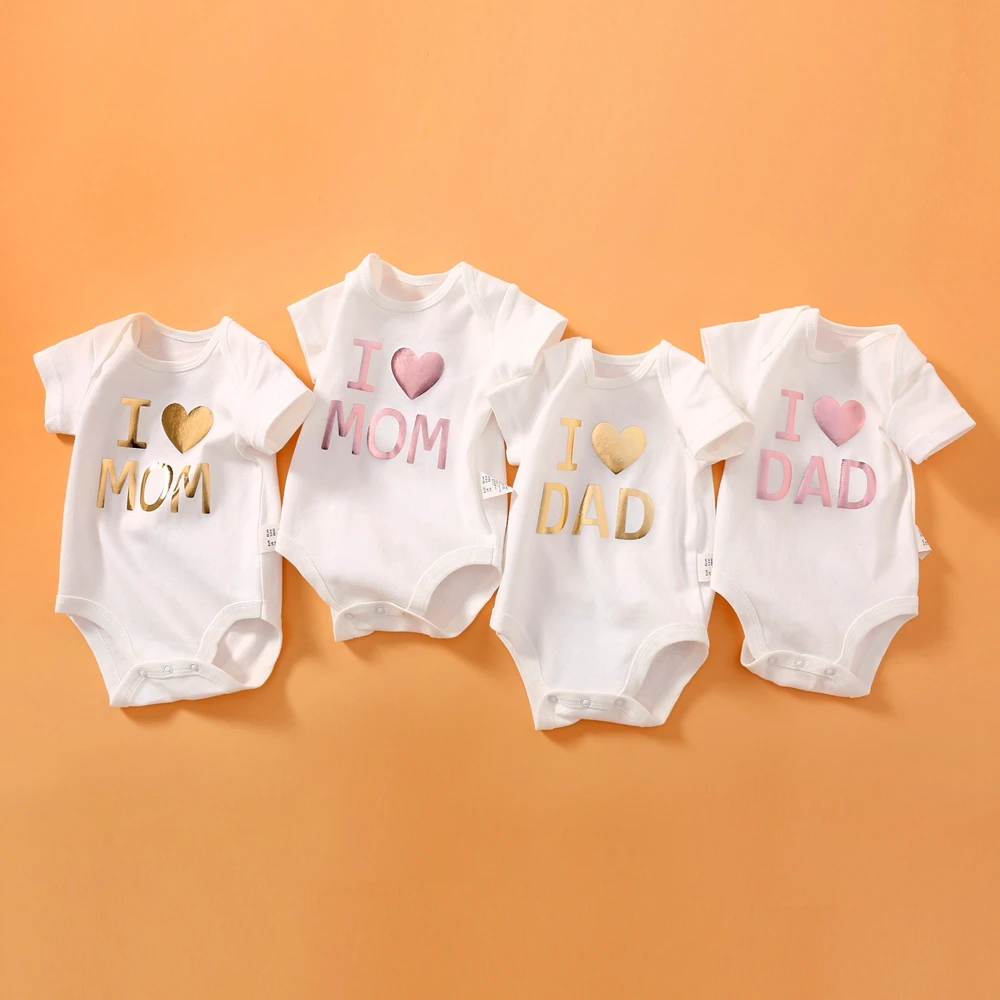 Комбинезоны для новорожденных 0 12 месяцев белые комбинезоны с коротким рукавом и