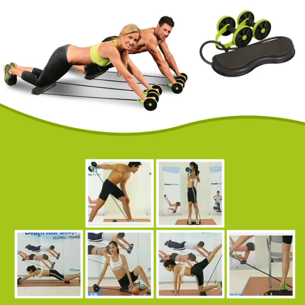 Домашний ABS колесо для фитнеса ролик бесшумный Натяжной трос